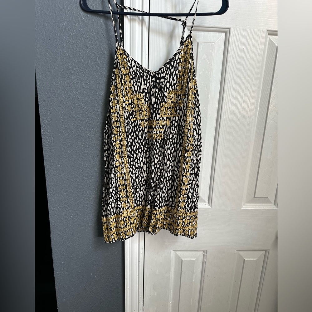 THML NWOT Embroidered Romper Adjustable Size Medium
